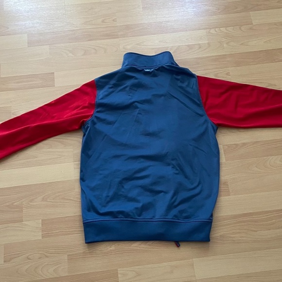 Adidas Red & Grey men’s climalite zip up size M - Picture 2 of 3